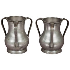 Pair of 18th Century Passing Cups, Silver pitchers, circa 1775
