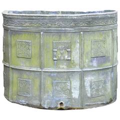 Semi-Circular Lead Cistern, Dated 1653