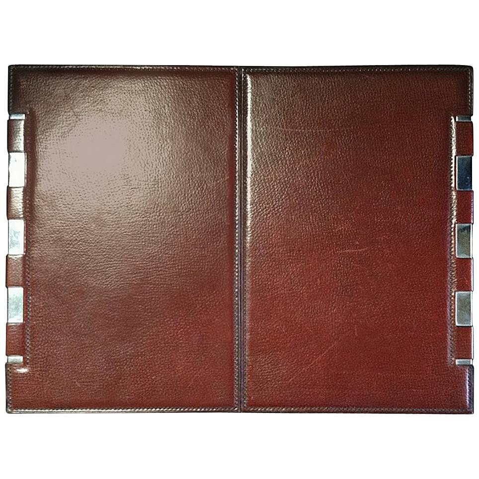 French Hermès Leather Desk Pad