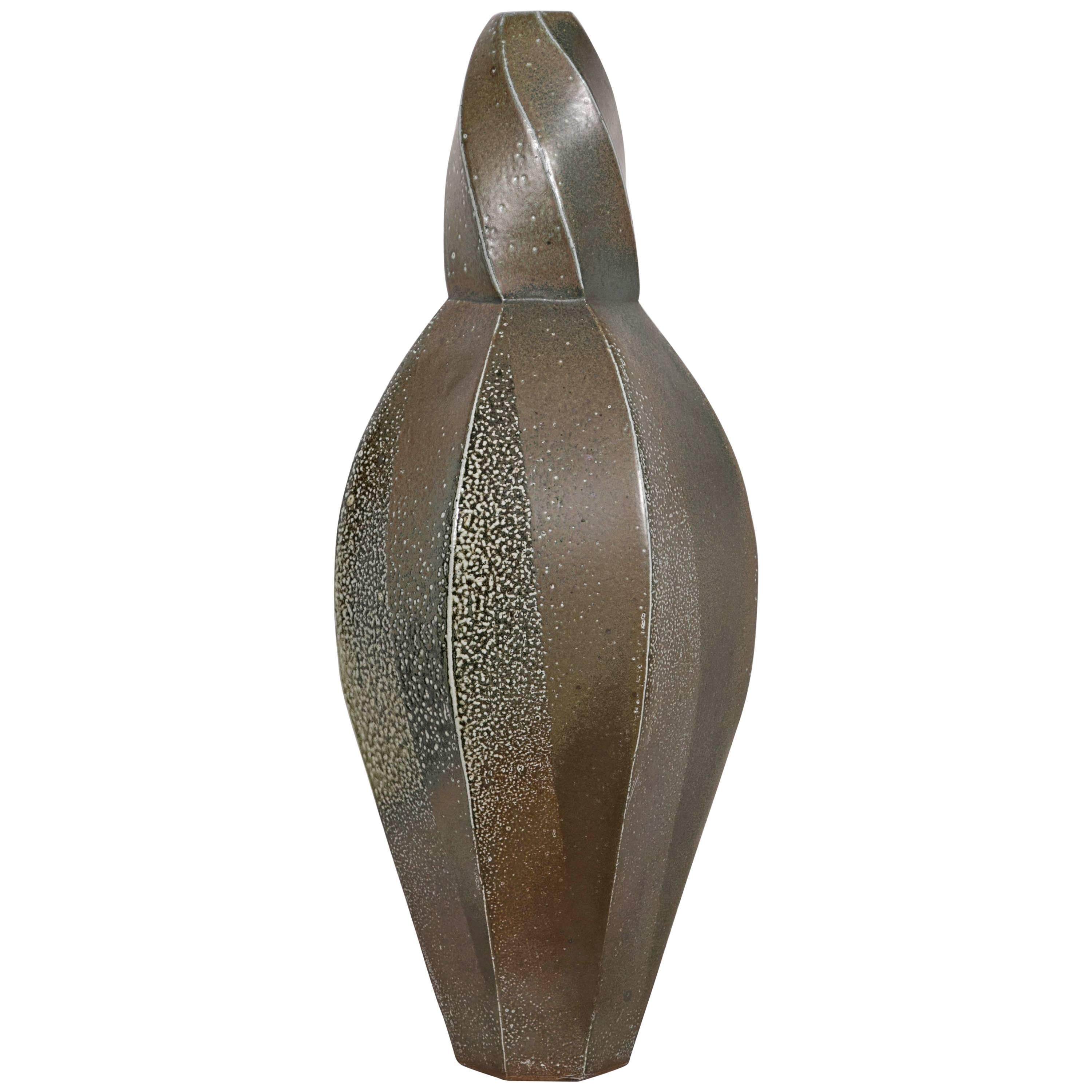 Important Vase in Danish Glazed Ceramic