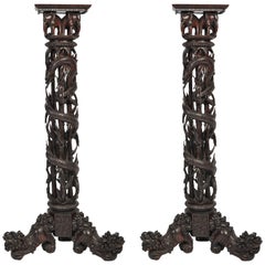 Pair of Chinese Torchas, 19th Century