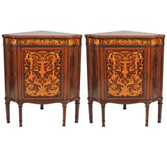 Pair of Corner Cabinets by Collinson and Lock 11