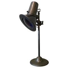 Early 20th Century Nickel-Plated Brass Laboratory Culturing Lamp 12