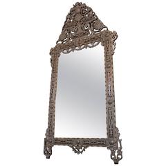 Palatial Syrian Mother-of-Pearl Inlaid Mirror