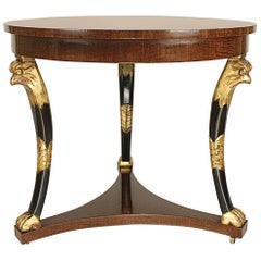 Late 19th Century Empire Style Centre Table