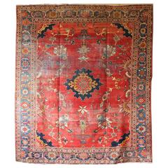 Antique Fine Mahal Carpet