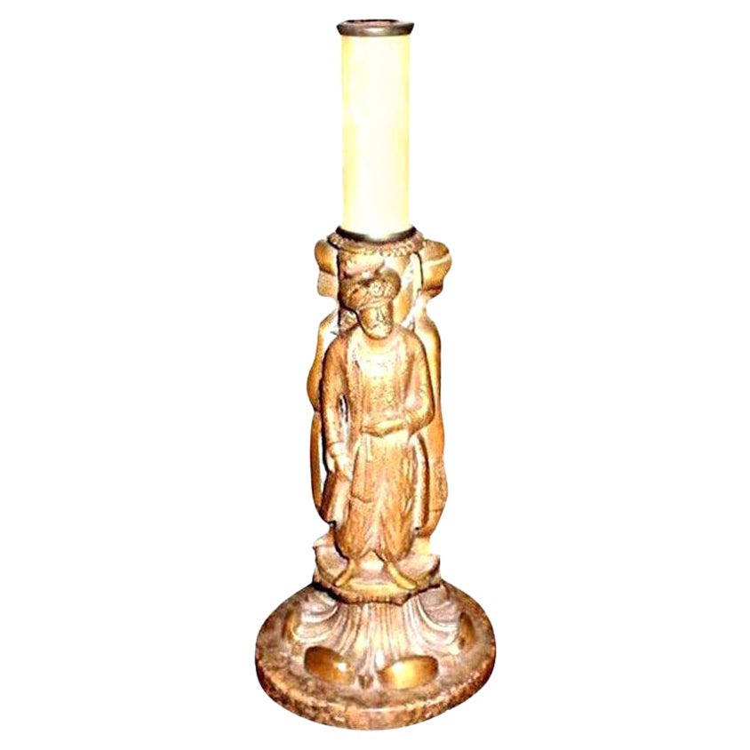 French Maison Jansen Style Bronze Orientalist Lamp For Sale