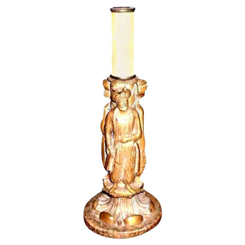 French Maison Jansen Style Bronze Orientalist Lamp