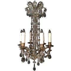 Small French Crystal Chandelier