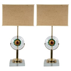 Pair of Lamps "Eyes" by Juan Luca Fontana