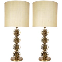 Pair of Lamps Signed by Gianluca Fontana