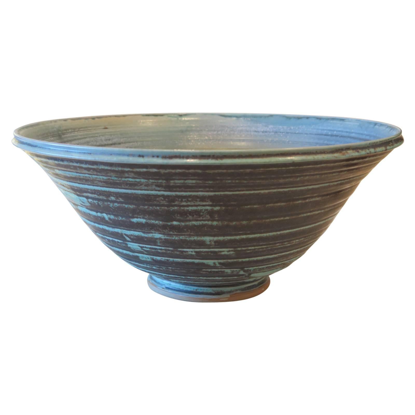 Charlie Parker Blue/Green Ceramic Bowl
