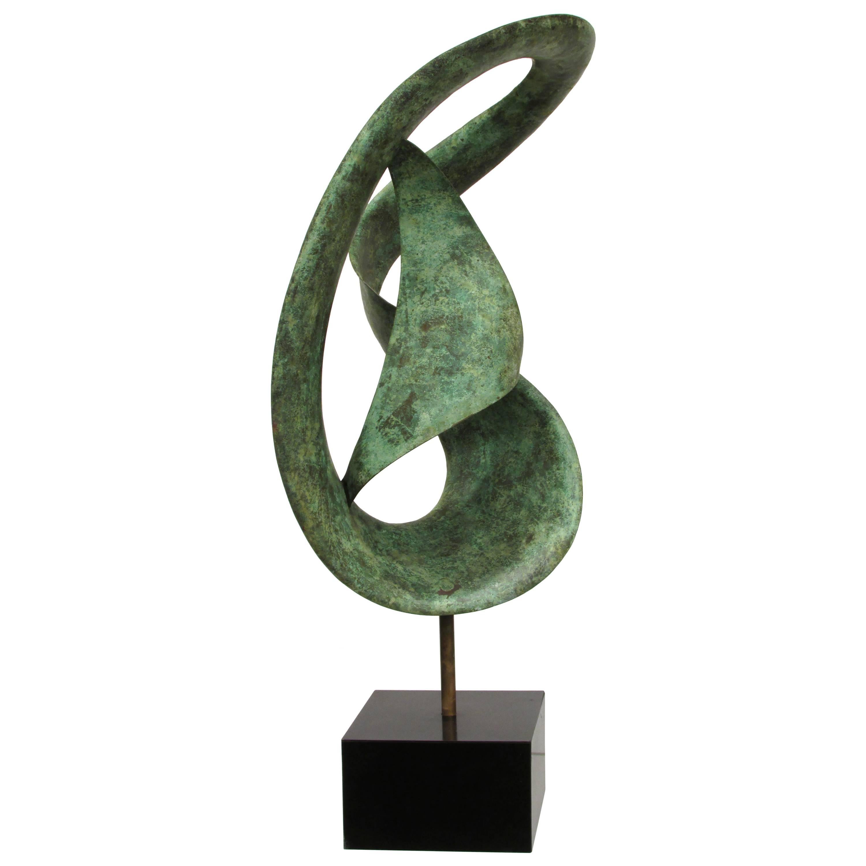 Abstract Copper Sculpture