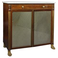 Regency Rosewood and Bronze-Mounted Credenza