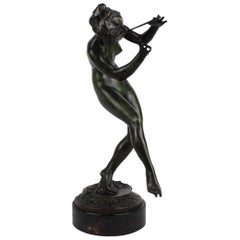 Xoros, Dancing Bacchante Roman Bronze Works Sculpture by Robert Ingersoll Aitken