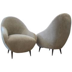 Pair of Italian Lounge Chairs