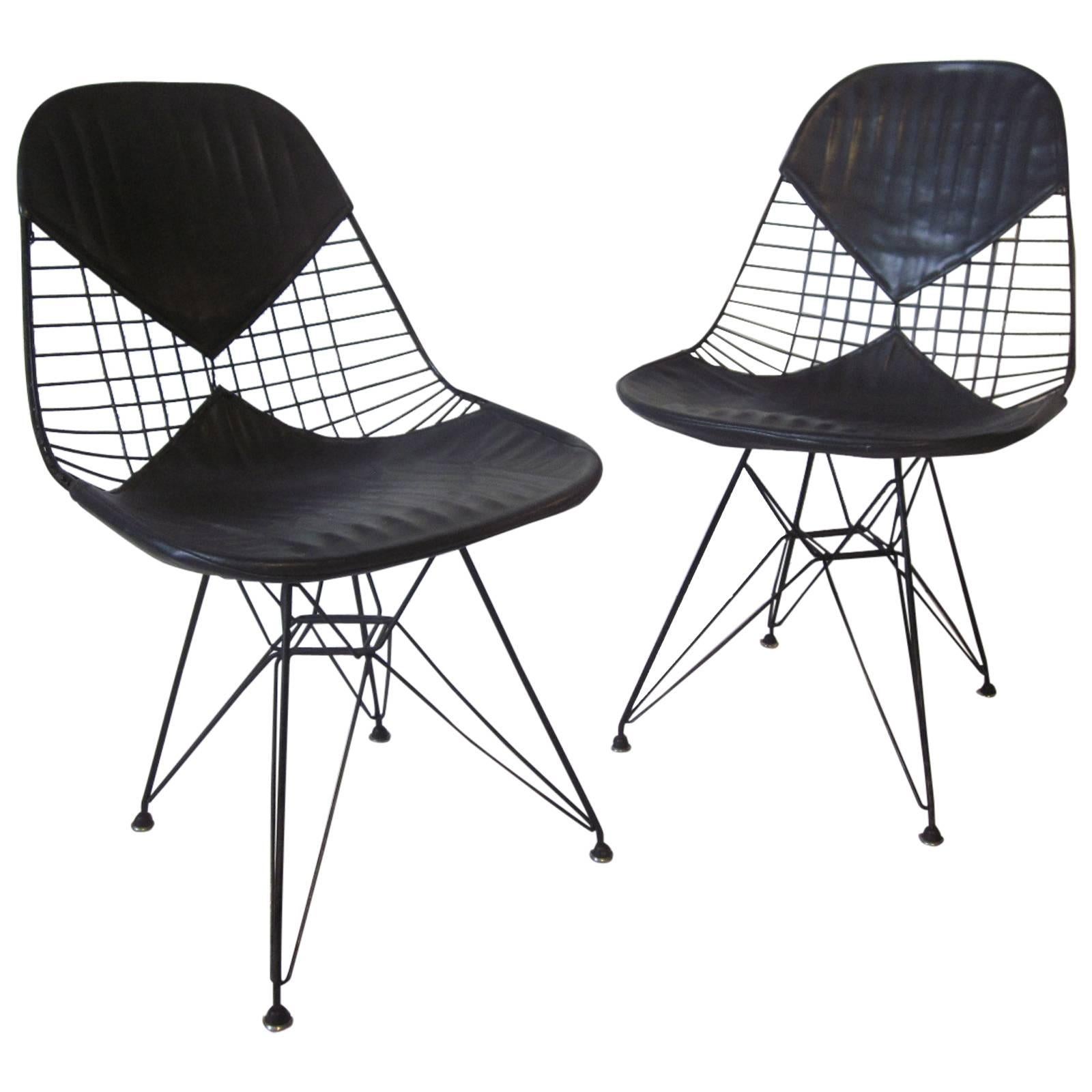 Eames Herman Miller Eiffel Tower Wire Chairs