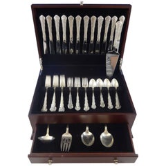 Peachtree Manor by Towle Sterling Silver Flatware Set for 12 Service, 53 Pieces