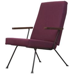 Gispen 1409 Highback Armchair In New Plum Fabric