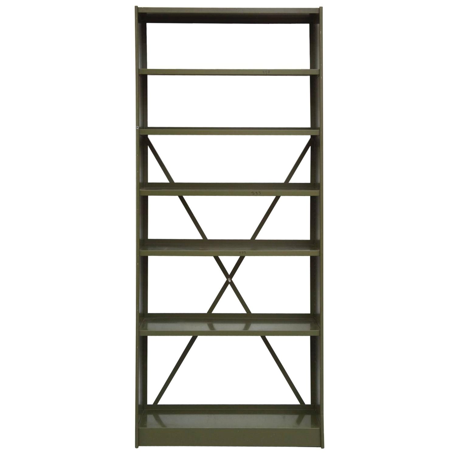 Extra Tall Military Shelving For Sale at 1stdibs