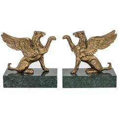 Pair of Griffin Bookends