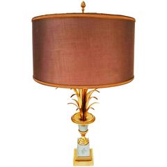 Vintage Maison Charles Table Lamp with Original Shade