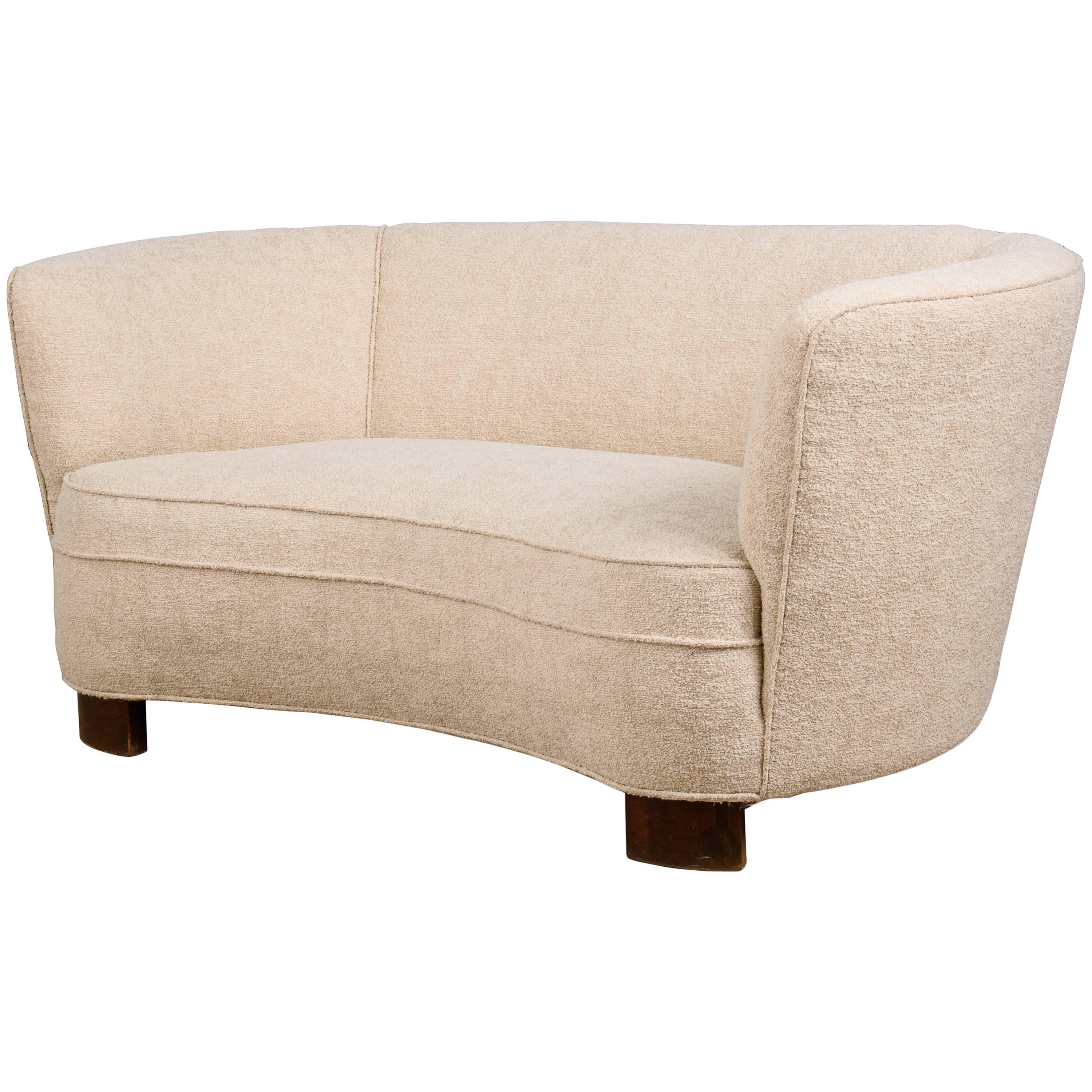 Elegant Curved Sofa by Andreas Jeppe Iversen, DK
