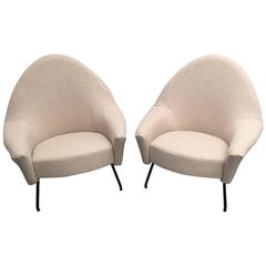 Pair of Armchairs by Joseph-André Motte Model 770 for Steiner