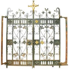 19th Century Wrought Iron Gates 3