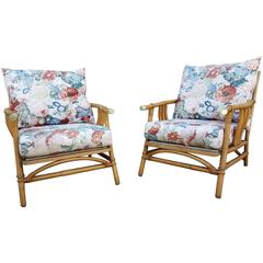 Ficks Reed Rattan Lounge Chairs