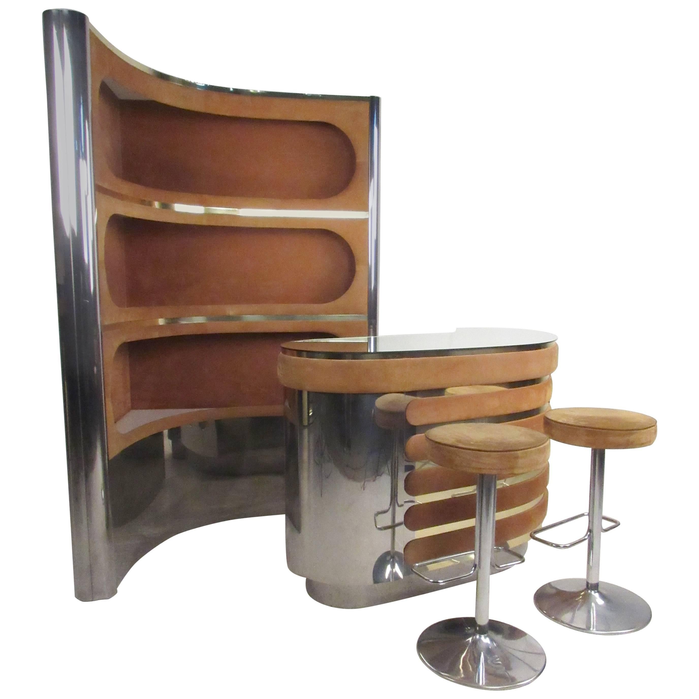 Italian Modern Freestanding Bar