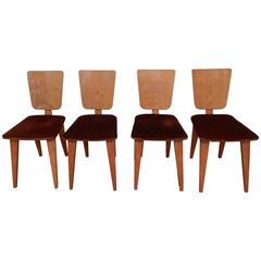 Sornay André Set of Four Chairs