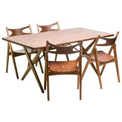 Hans Wegner 1950s Dining Set 9