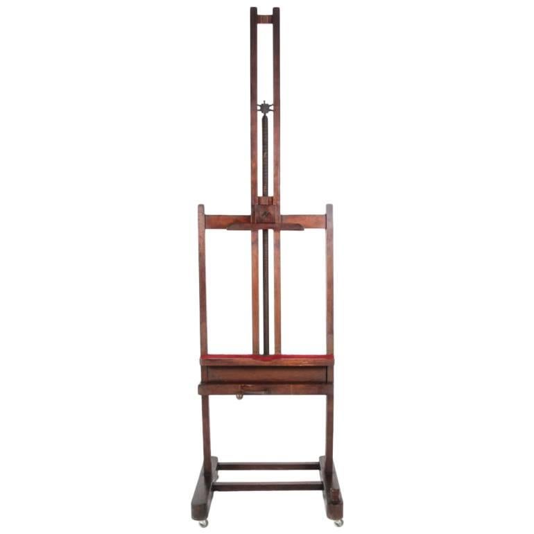 19th Century French Solid Wood Easel