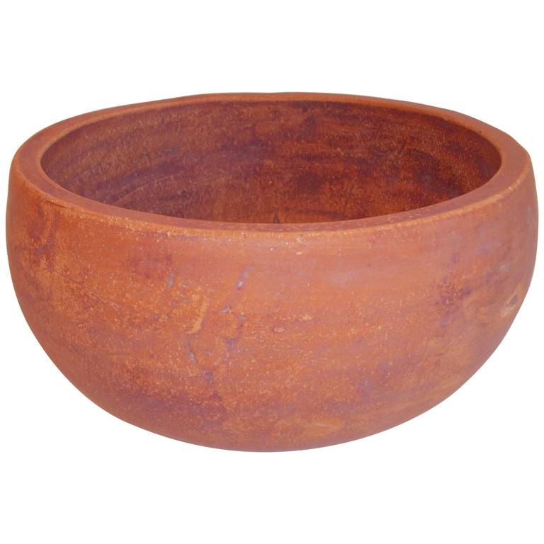 John Follis Terra Cotta Bowl for Architectural Pottery California