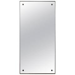 Industrial Blackened Steel Frame Mirror