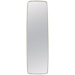 1950s Italian Brass Mirror