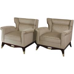 Pair to Arturo Pani Club Chairs