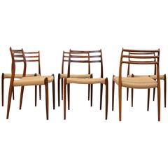 Dining Chairs Niels Otto Møller Model 78