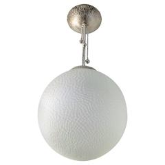 French Art Deco Ball Pendant Chandelier 8
