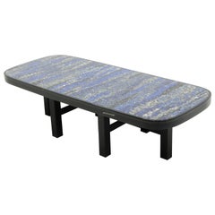 Coffee Table by E. Allemeersch Lapis Lazuli