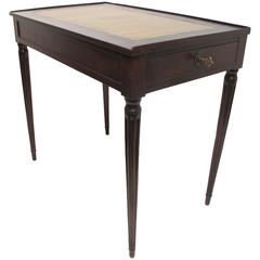 Louis XVI Style Mahogany Writing Table Side Table 9
