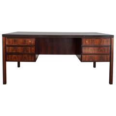 Rosewood Desk by Omann Junior, Denmark from the 1960s