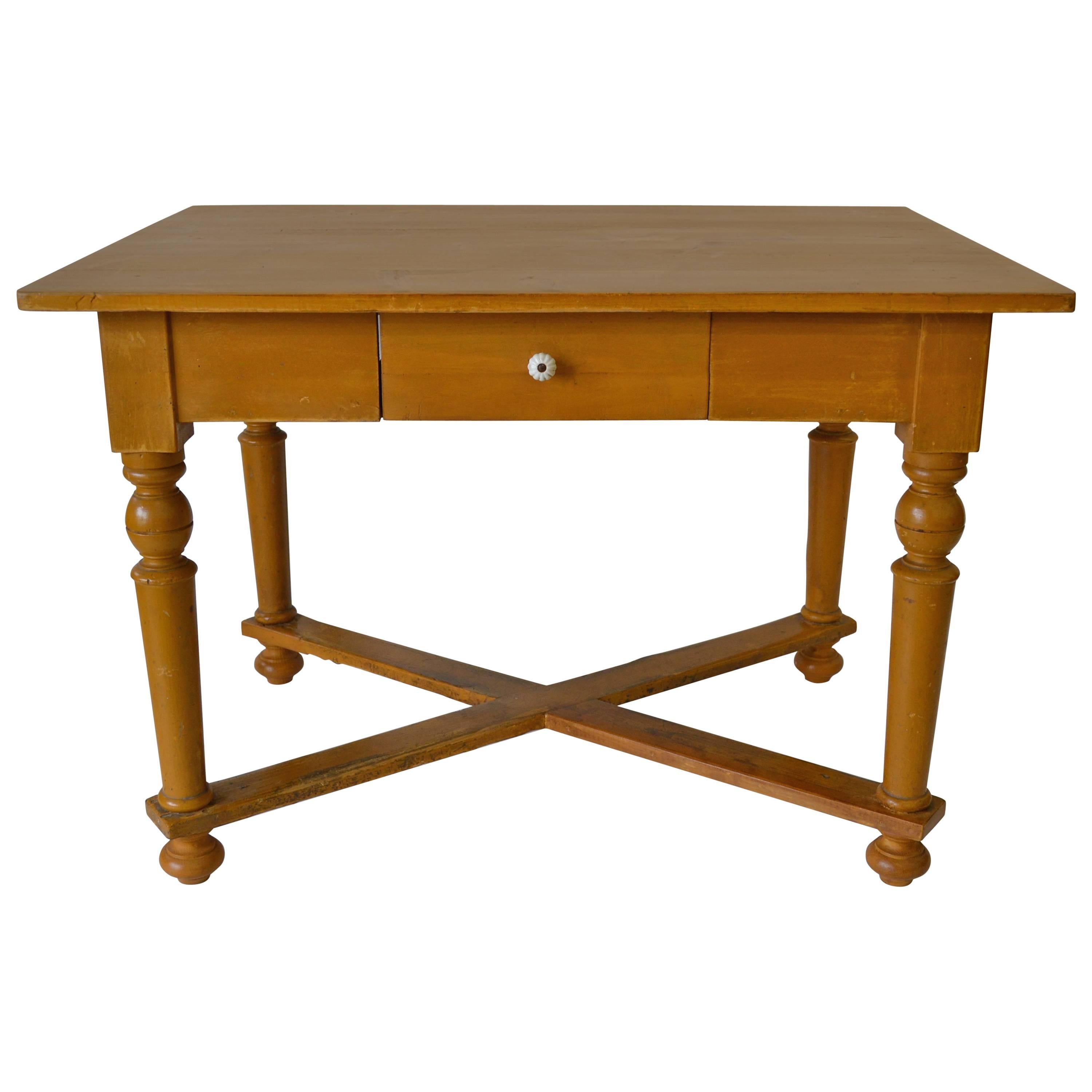 Painted Pine Writing Table
