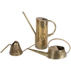 Vintage Three Brass Watering Cans by Carl Auböck