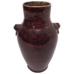 Early 19th Century Chinese Flambe Vase 2
