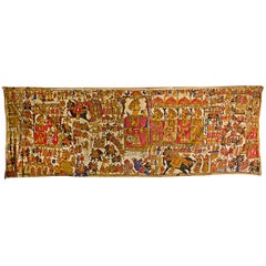 Epic of Pabuji Scroll, Rajasthani Art C. 1930
