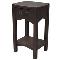 Monterey Side Table or Nightstand with One Drawer