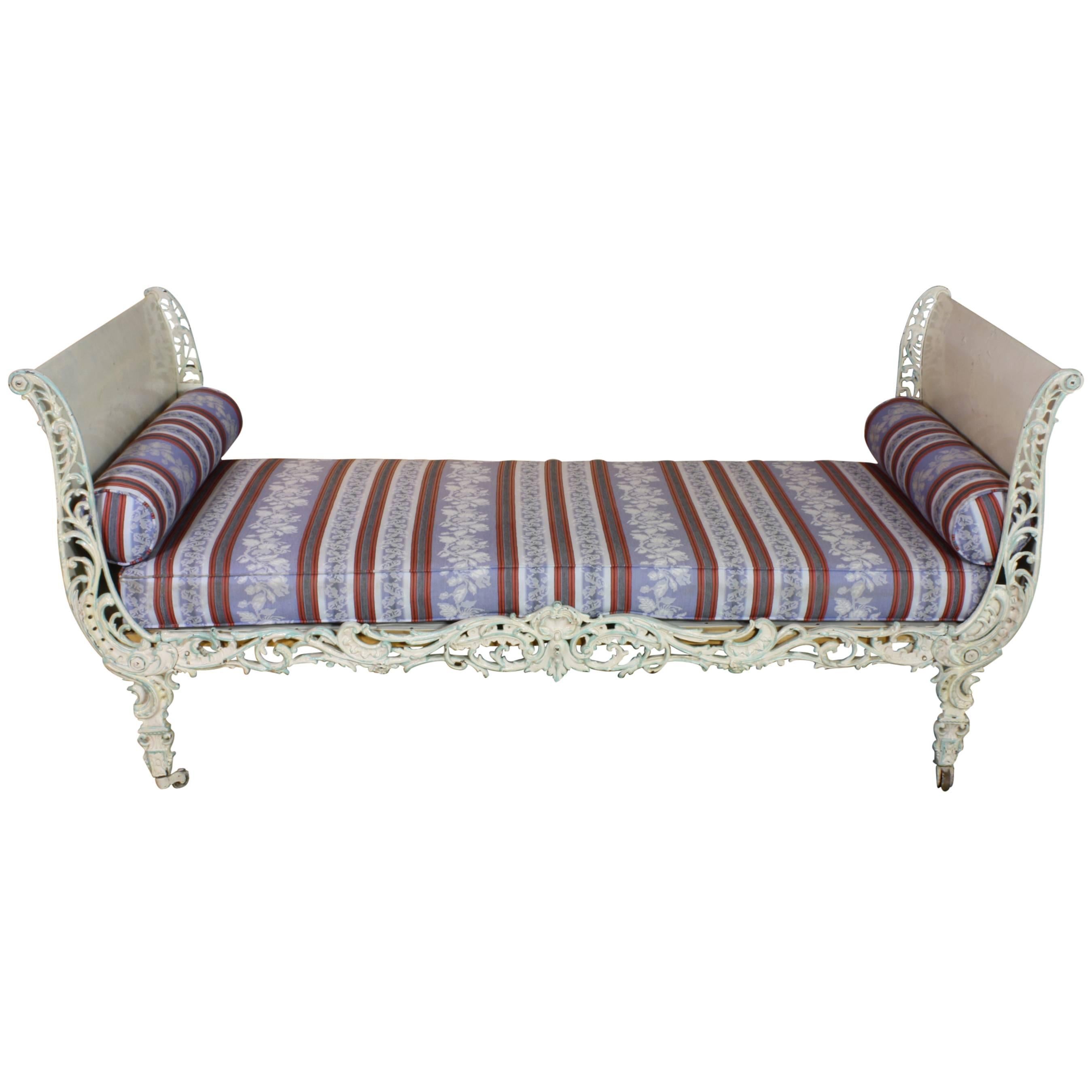 French Louis XV Style Cast-Iron Daybed