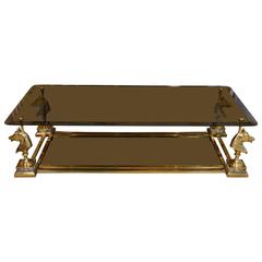 French Horsehead Coffee Table by Maison Charles 12